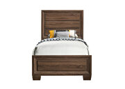 Transitional medium brown twin bed by Coaster additional picture 4