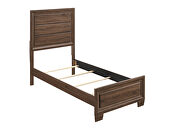 Transitional medium brown twin bed by Coaster additional picture 6