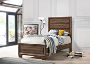 Transitional medium brown twin bed by Coaster additional picture 7