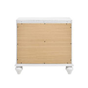 White finish nightstand by Coaster additional picture 4
