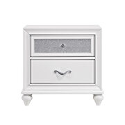 White finish nightstand by Coaster additional picture 6