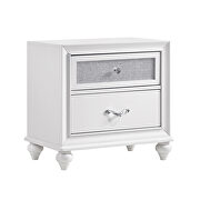 White finish nightstand by Coaster additional picture 7