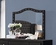 Black velvet with metallic legs queen bed by Coaster additional picture 18