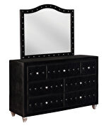 Contemporary black and metallic dresser by Coaster additional picture 2