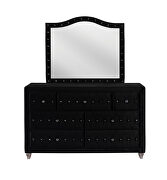 Contemporary black and metallic dresser by Coaster additional picture 10