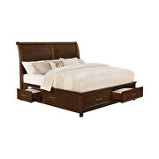 Pinot noir finish queen bed by Coaster additional picture 8