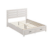 Coastal white finish queen storage bed by Coaster additional picture 2