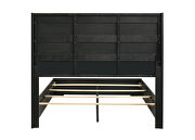 Black finish hardwood queen bed by Coaster additional picture 4