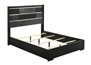 Black finish hardwood queen bed by Coaster additional picture 5