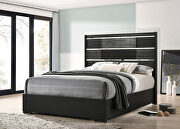 Black finish hardwood king bed by Coaster additional picture 2