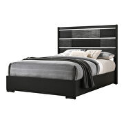 Black finish hardwood king bed by Coaster additional picture 3