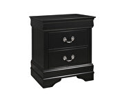 Black finish nightstand by Coaster additional picture 2