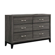 Rustic gray oak dresser by Coaster additional picture 2