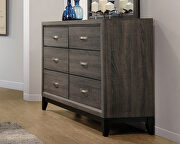 Rustic gray oak dresser by Coaster additional picture 3
