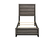 Rustic gray oak twin bed by Coaster additional picture 4