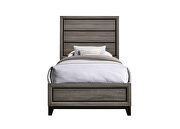 Rustic gray oak twin bed by Coaster additional picture 5