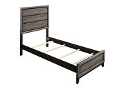 Rustic gray oak twin bed by Coaster additional picture 6