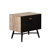 Rough sawn multi finish nightstand by Coaster additional picture 3