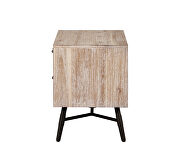 Rough sawn multi finish nightstand by Coaster additional picture 5