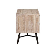 Rough sawn multi finish nightstand by Coaster additional picture 6