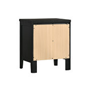 Black finish nightstand in hardwood by Coaster additional picture 6