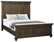 Brown finish acacia and poplar woods queen bed by Coaster additional picture 7
