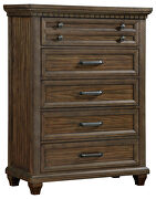 Brown finish acacia and poplar woods chest by Coaster additional picture 2