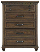 Brown finish acacia and poplar woods chest by Coaster additional picture 3