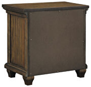 Brown finish acacia and poplar woods  nightstand by Coaster additional picture 6