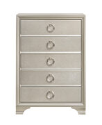 Metallic sterling finish chest by Coaster additional picture 7