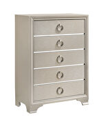 Metallic sterling finish chest by Coaster additional picture 8