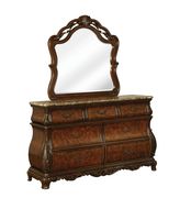Traditional carved wood bed in dark burl by Coaster additional picture 7