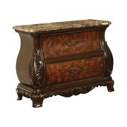 Traditional carved wood bed in dark burl by Coaster additional picture 9