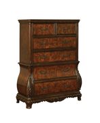 Traditional carved wood chest by Coaster additional picture 2