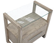 Gray oak wood finish queen bed by Coaster additional picture 12