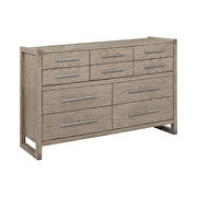 Gray oak wood finish queen bed by Coaster additional picture 18