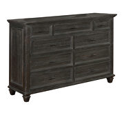 Weathered carbon finish dresser by Coaster additional picture 4