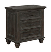 Weathered carbon finish nightstand by Coaster additional picture 5