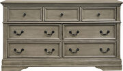 Wheat finish wood seven-drawer dresser by Coaster additional picture 8