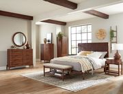 Queen size bed in mahogany teak wood by Coaster additional picture 2