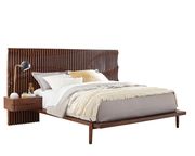 Queen size bed in mahogany teak wood by Coaster additional picture 8