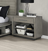 Gray oak finish queen bed by Coaster additional picture 3