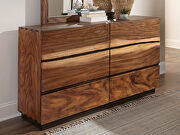 Smokey walnut and coffee bean finish queen bed by Coaster additional picture 11