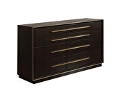 Elegant wood and metal details dresser by Coaster additional picture 2