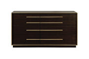 Elegant wood and metal details dresser by Coaster additional picture 3