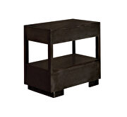 Elegant wood and metal details nightstand by Coaster additional picture 3