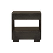 Elegant wood and metal details nightstand by Coaster additional picture 4