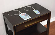 Elegant wood and metal details nightstand by Coaster additional picture 7