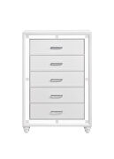 White and silver finish chest by Coaster additional picture 6