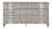 9-drawer dresser silver oak by Coaster additional picture 3